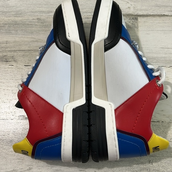Moschino Kevin 40 Color block Sneakers New Size 38 - Picture 9 of 15
